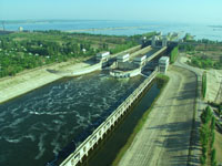 Шлюзы Волжской ГЭС